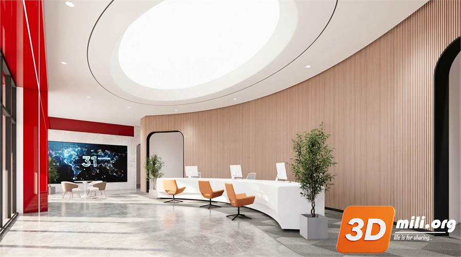 Lobby front desk Skp Files 